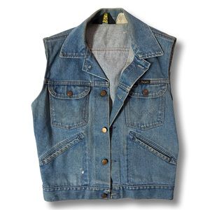 Vintage Wrangler denim vest